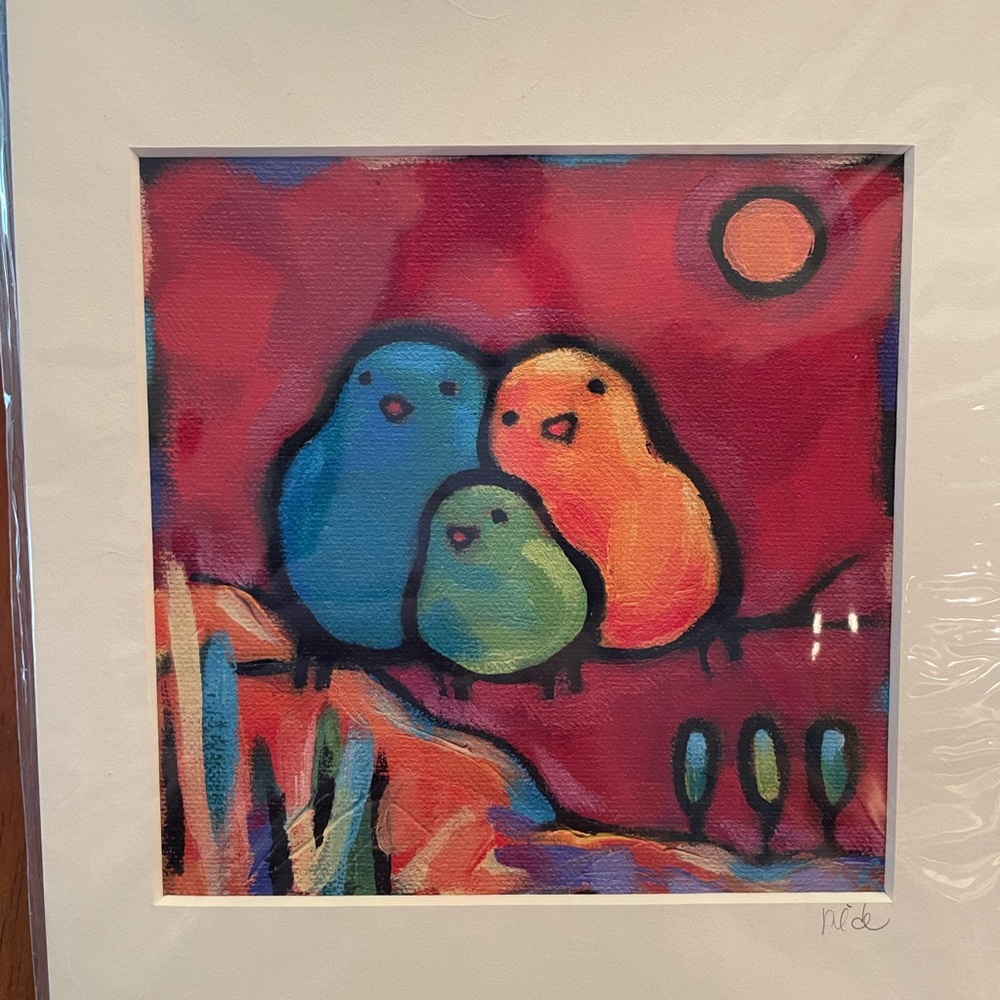 COPY - Print with mat by Marina Schindler. Called “Under a Harvest Moon”.